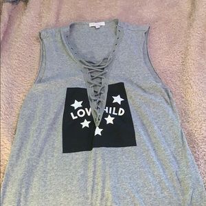 Laced up tank top!